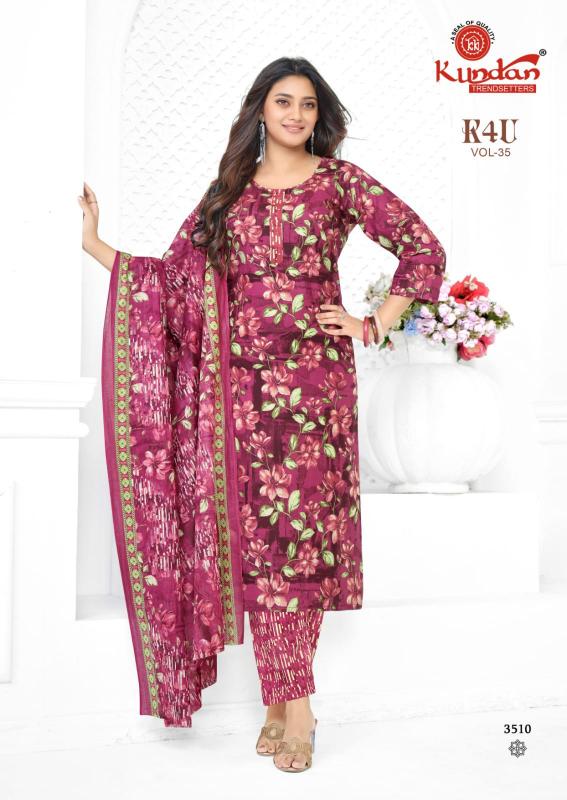 Kundan K4U vol 35 kurtis catalogue wholesale surat